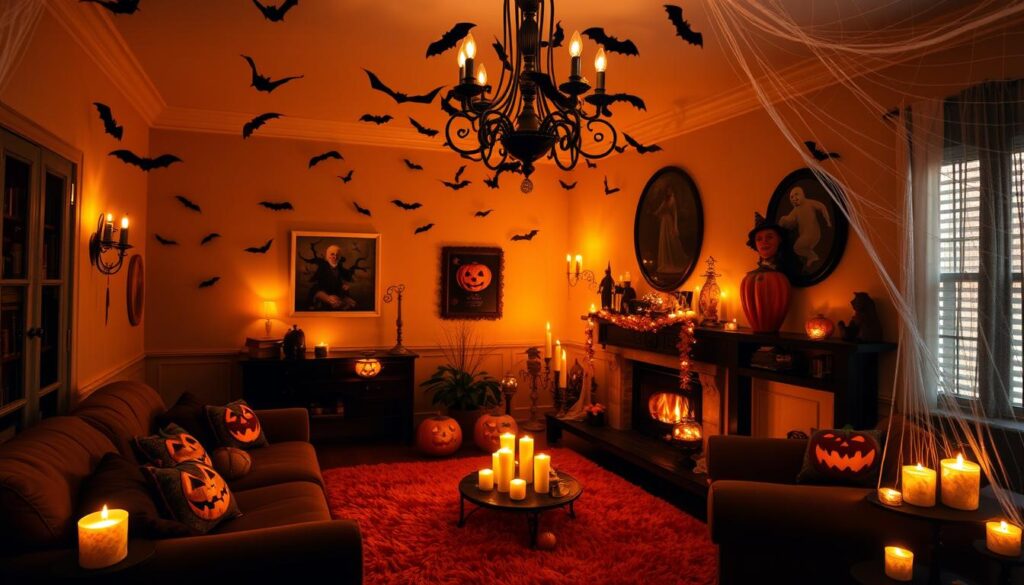 halloween theme living room