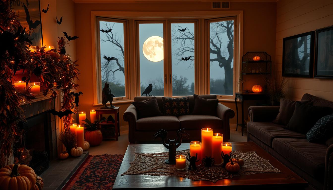 halloween theme living room